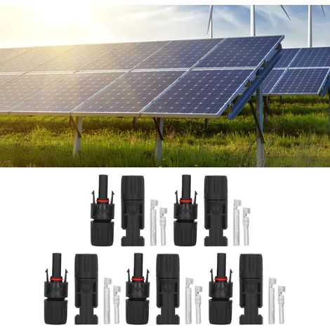 Kabelverbinder für 1000-V-Gleichstrom-Solarpanel, IP67, 30 A (1/5)
