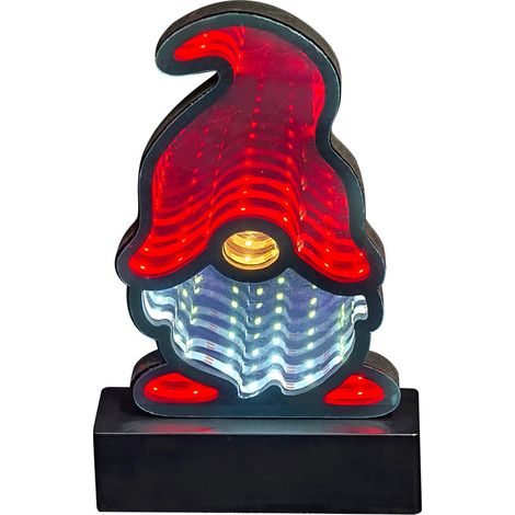 TrendLine LED Dekofigur Wichtel batteriebetrieben 20 cm warmweiß-kaltweiß