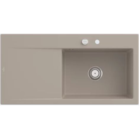 Villeroy & Boch V&B Spüle SUBWAY STYLE 60 1000x510mm Be re Exzent. Almond (1/3)