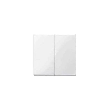 Tecla doble de Schneider  Blanco