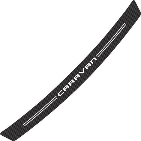 (Noir et rouge - Pour caravane) Autocollant de voiture compatible avec Avenger, Caliber, Caravan, Challenger, Charger, Dart, Durango, Journey, Nitro. Accessoires auto - Autocollant en fibre de carbone (1/5)