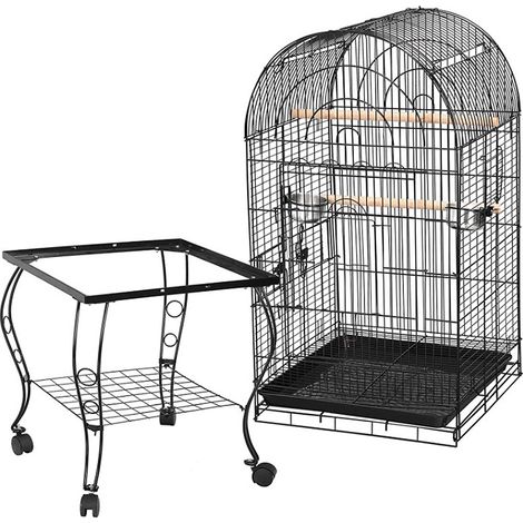 Vogelkäfig Wellensittich Kanarien Käfig 5959150cm Vogelkäfig Vogelvoliere Wellensittichkäfig Vogelhaus (1/5)