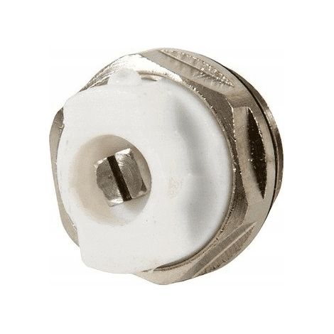 Sfiato manuale del radiatore 1/2 con cacciavite, bianco
