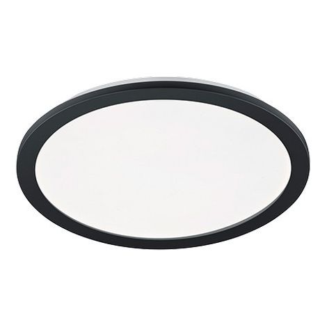 Plafonnier salle de bain Camila noir LED 22W Trio IP44 (1/2)