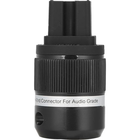 Monosaudio Fiche d'alimentation secteur en cuivre pur rhodié Connecteur audio IEC Fiche d'alimentation 100-250 VF100R (femelle) (1/5)