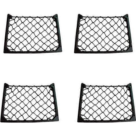 Lot de 4 grands porte-revues élastiques en filet pour voiture/caravane/bateau - Accessoires de camping et de caravane (1/4)