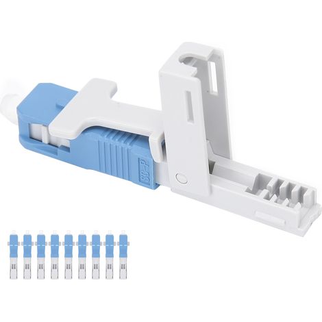 10 Pièces Connecteur SC/UPC à Fibre Optique pour Installation Rapide et Soudure à Froid (1/5)