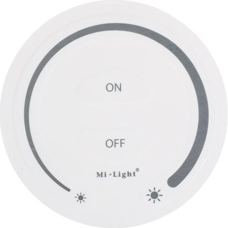 Ledkia – Variateur LED TRIAC avec télécommande RF monochrome MiBoxer – Contrôle à distance jusqu'à 30m – Montage facile derrière bouton poussoir
