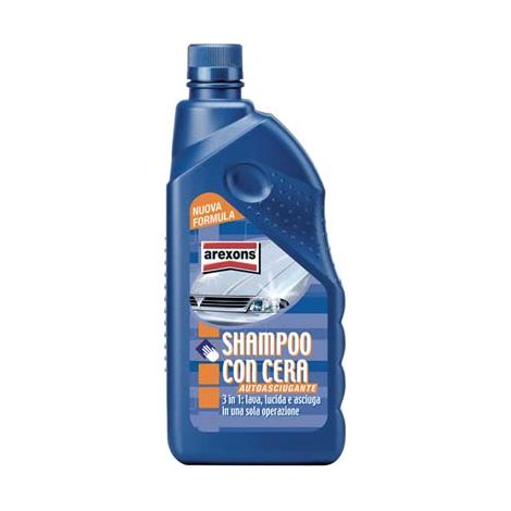 SHAMPOO LAVAGGIO AUTO + CERA AREXONS - LT 1- 2 pezzi