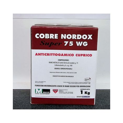 Fungicida Cobre Nordox Super 75 WG 500 gr (1/2)