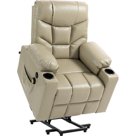 Sessel Andover Kunstleder creme
