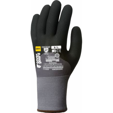 Schwarze Arbeitshandschuhe T 11 (1/2)