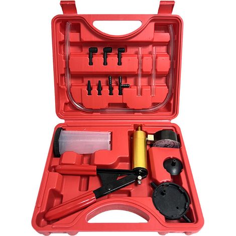 coffret pompe purge purgeur liquide de frein testeur de Vide circuits à dépression Outils de diagnostics Kit