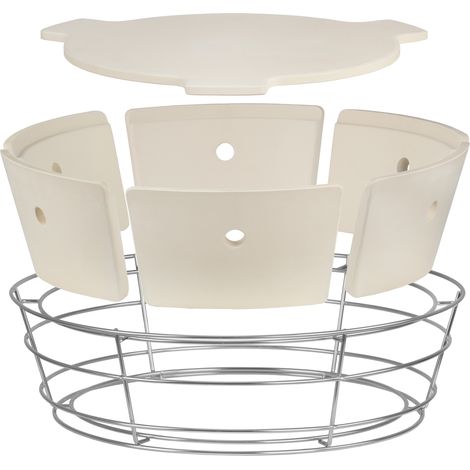 BBQ-Toro Système de cuisson universel flexible pour barbecue boule Kit fumoir barbecue Ø 57 cm