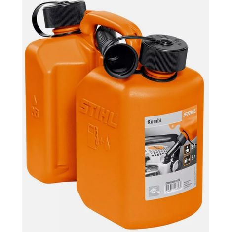 Depósito combinado naranja STIHL capacidad de combustible 3 L - aceite 1,5 L (1/4)