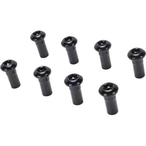 Set of 8 Replacement Screws for Door Hinge Nuts, Heavy Duty Black Anodized Steel for JL JLU JT 2018-2025, with OEM Specifications for Smooth Operation (1/5)