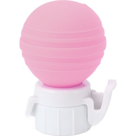 Bouchon en silicone pour bouteille de soda, anti-fuite, pompe à air pour boisson gazeuse, couvercle de conservation des bulles, rose, lot de 2 (1/5)