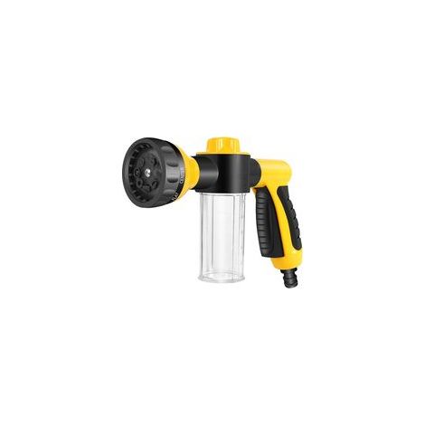 Pistolet pulvérisateur à mousse multifonction pour jardinage — Buse à 8 fonctions pour l'arrosage, la fertilisation et le lavage de voiture-
