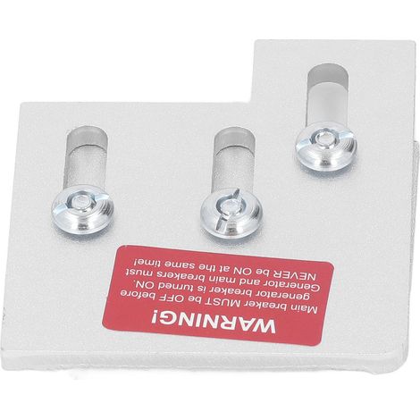 Kit de verrouillage de générateur SD200A compatible avec les panneaux Square D QO 150 200A, espacement de 1 3/8 po entre les disjoncteurs de branche principale (1/5)