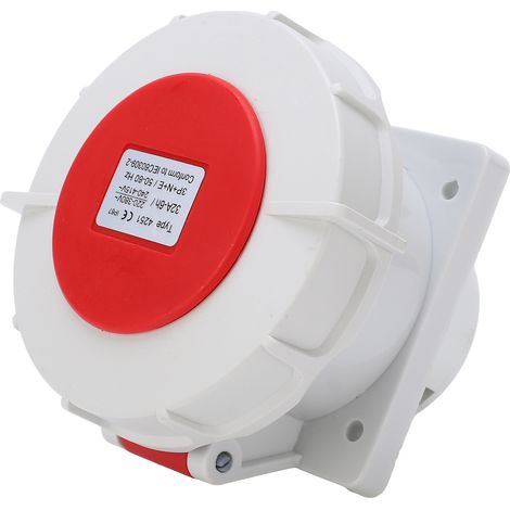 Fiche électrique industrielle haute puissance 5 broches, connecteur étanche résistant à la chaleur 32A pour équipements électroniques (1/5)