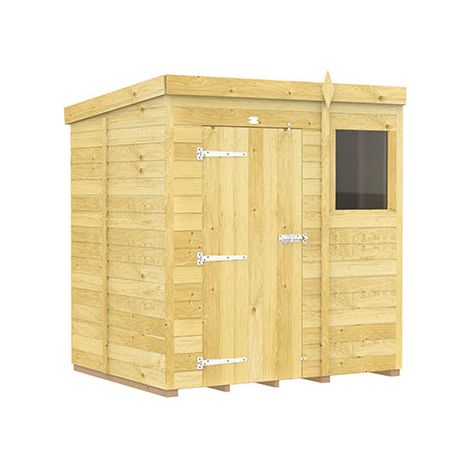 6 x 5 Pent Shed
