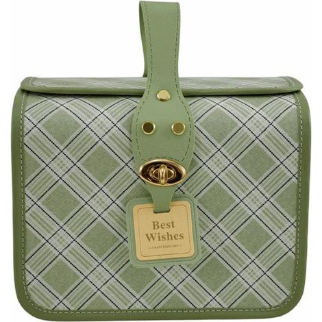 L'Arcolaio Bauletto Rettangolare Medio Vintage Green 21,8X15,7X17 Cm