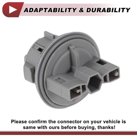 2 Pcs Douille d'ampoule, 2 Broches, ABS, Feu De Jour DRL, Pour Opel Astra J Zafira C Cascada (1/5)