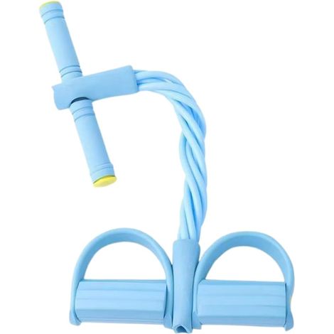 Bandes de Résistance Multifonction, Tubes Élastiques Latex avec Poignées/Pédales, pour Yoga/Fitness/Musculation, Abdominaux, Bras et Jambes, Maison/Bureau/Gymnase (1/5)