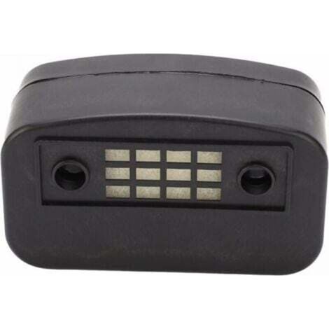 Silencieux de compresseur d'air 65 mm silencieux de compresseur d'air filtre d'admission de pompe à bruit coque en plastique carrée (1/4)