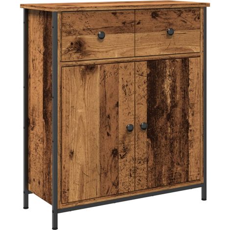 vidaXL Credenza Legno Antico 70x30x80 cm in Legno Multistrato (1/5)