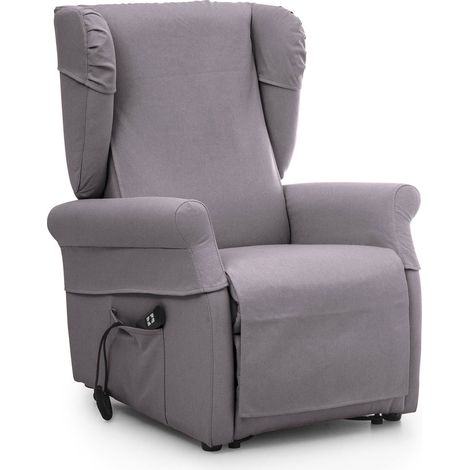 Dromanzin Sessel, Abnehmbarer Bezug, Grau (1/5)