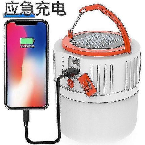 Nouvelle lampe solaire LED portable à économie d'énergie, lampe de cour intérieure, lampe de recharge Treasure P (1/5)