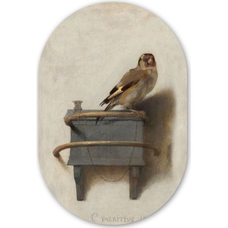EL CUADRO Jilguero - Viejo Maestro - Carel Fabritius Cuadros Decorativos 60x90 (1/4)