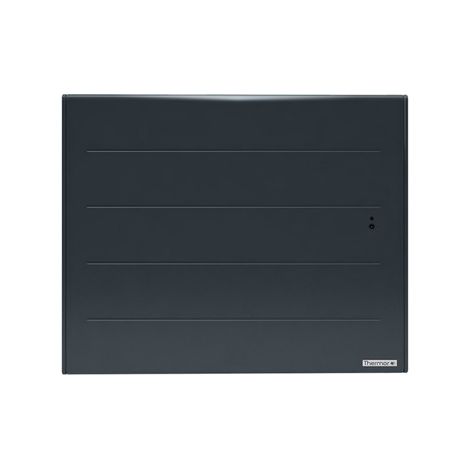 Thermor – Radiateur à inertie 1000W horizontal gris ardoise – Chaleur douce – Corps en aluminium – Thermostat électronique programmable – 480304