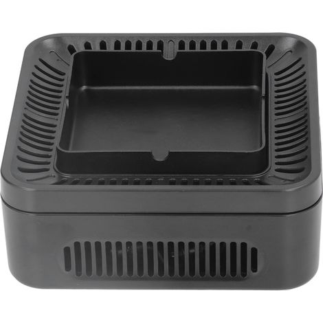Tragbarer PM2.5 Tischluftreiniger, reinigender Aschenbecher für Auto, Büro und Zuhause, beseitigt Passivrauch, hoher Luftdurchsatz, negative Ionen, USB-aufladbar, grau, mit eingebautem Akku. (1/5)