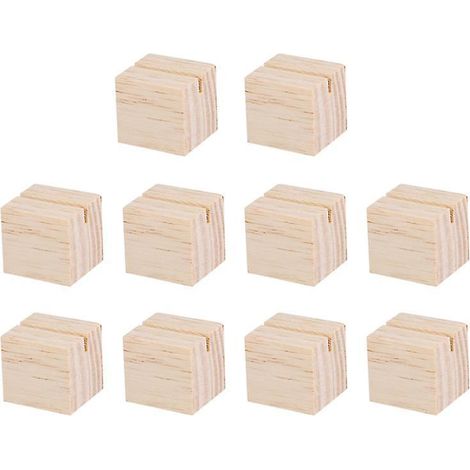 10 Stück Holz-Fotohalter
