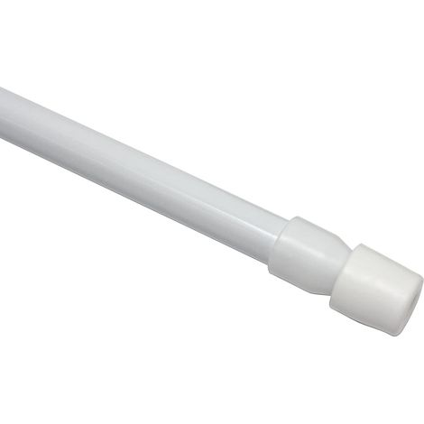 Gardinia Bastoni e binari per Tende, Steel, Bianco, 45-65 cm, 2 unità (1/5)