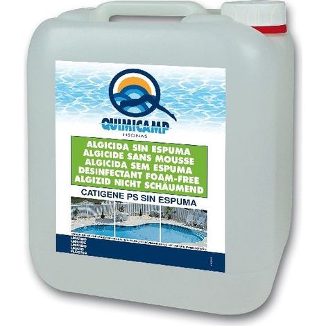 Catigene PS Sin Espuma 5 L – Antialgas para piscina y spa