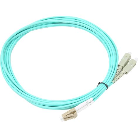 Câble optique multimode à double cœur LC/UPC SC/UPC à fibre optique pour la transmission de données. (1/5)