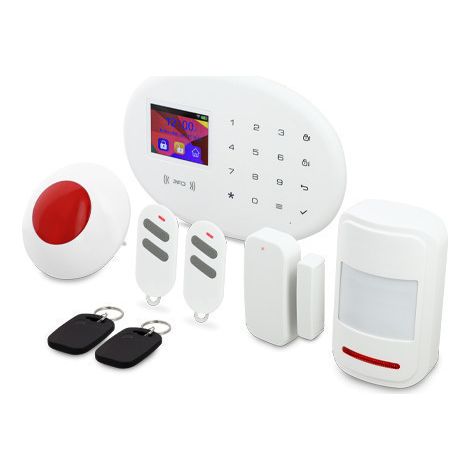Kit alarme maison sans fil 4G et Wi-Fi – Sirène 105 dB – Détecteurs de mouvement et d’ouverture – Compatible Tuya et Smart Home – Sedea (1/5)