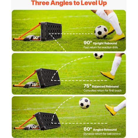 Planche de Rebond pour Football 99x24 - 5 cm Mur de Rebond (1/5)
