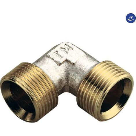 RACCORDO CURVO DOPPIO - 3/4 - 18 x 3/4 - 18