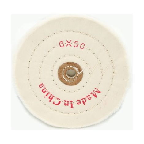 Roue de polissage Roue de tissu de polissage de bijoux Roue de tissu de perle blanche Roue de tissu de coton blanc 2PCS (5 pouces (125MM) trou 4MM) (1/5)