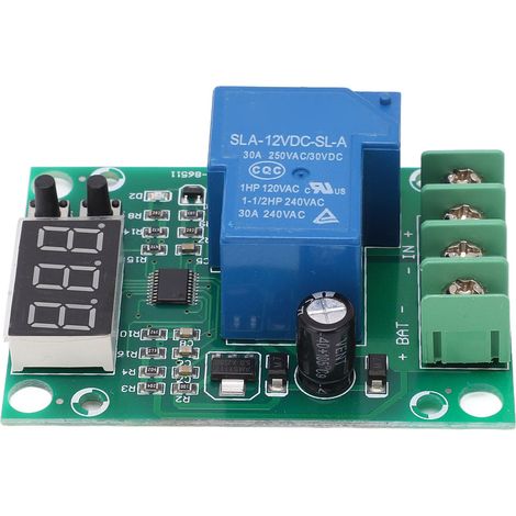 Batterielademodul mit Digitalanzeige, korrosionsbeständig, robustes Ladekontrollmodul, 12 V (1/5)