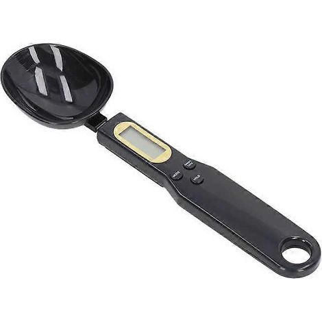 Balance à bagages, balance alimentaire, balance numérique à cuillère, balance à cuillère noire pour peser les ingrédients avec écran électronique pour la cuisine (1/5)