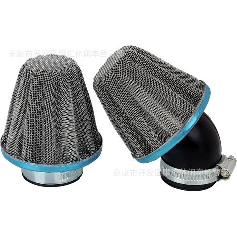 Mini Motorbike Accessories 37-80CC Two-Stroke Carburetor Air Filter Throttle Cable Intake Manifold Assembly - 45mm Straight (1/5)