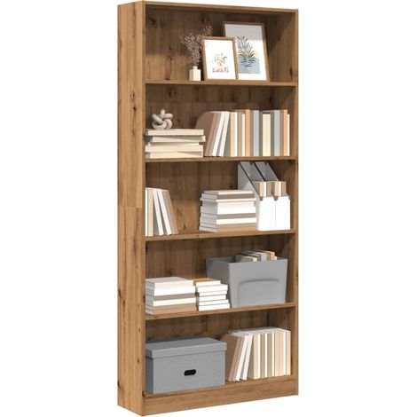 Bücherregal Artisan-Eiche 80x24x176 cm Holzwerkstoff