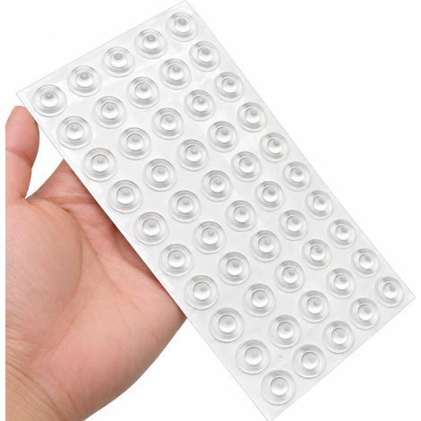 Butée de porte autocollante Coussinets de protection paquet de 100 (1/5)