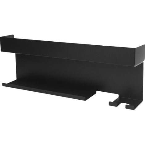 Support sèche-cheveux mural acier inoxydable autocollant pour fer à boucler lisseur rangement organiseur accessoires coiffure (1/5)