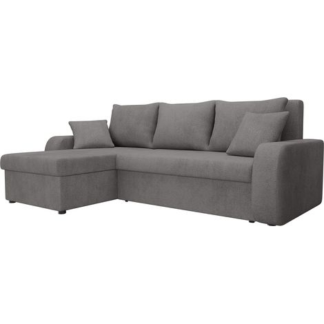 Sofá rinconero Comfivo Melissa, Velo 635, Función de descanso, Almacenaje, 238x147x80cm, 0